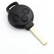 3 Buttons Remote Smart Key 433Mhz Chip Uncut Blade fit for Smart Fortwo 451
