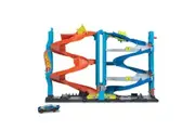 Hot Wheels - City Transforming Race Tower Playset Track Set With 1 Toy Car