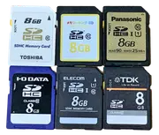 Random 8GB SDHC Secure Digital Memory Card SD Nintendo 3DS Class 10 (Preowned)