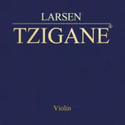 Larsen Tzigane 4/4 Violin Set with Ball End E, Medium Gauge, Authorized Dealer