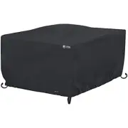 Classic Accessories Water-Resistant 42 Inch Square Fire Pit Table Cover, Outdoor
