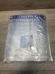 10 Safety Full Face Shield Reusable FaceShield Clear Washable