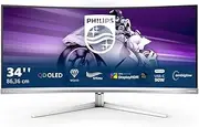 Philips Evnia 34M2C8600 34inch UWQHD QD-OLED Curved Gaming Monitor