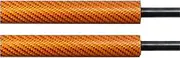 Tailgate Strut for Nissan for Avenir W11 for Estate/for Station Wagon 1998–2005 Trunk Boot Gas Struts Springs Dampers Tailgate Lift Supports Gas Struts(Orange Carbon Fiber)