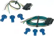 48205 4 Wire Flat Connector Set with Splice Connectors