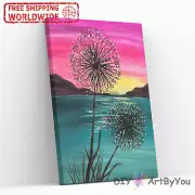 Paint By Numbers Kit Sea Plant Scenery Abstract Beginner DIY Draw Wall Acrylic