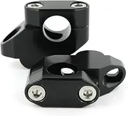 Handlebar risers kit 22mm Handlebar Risers Mount Extension for Honda NC700S/X NC750S/X St1100 Grom MSX125 CB750 Hornet CB125F CB1100 Handlebar Riser(Black)
