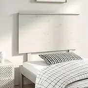 Bed Headboard, Beds Head Frame White 94 cm Solid Wood Pine