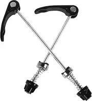 Enhance Your Bike's Performance Set of 2 Quick Release Skewers for Bike Wheel Hub Mountain Biking Upgrade