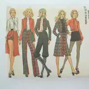 Vogue 8152 Sewing Pattern UNCUT 1970's Wardrobe Jacket Skirt Pants 34" Bustt