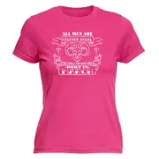 March Aries Birthday All Men Are Created Equal - Funny Novelty Womens T-Shirt T Shirt Tshirt