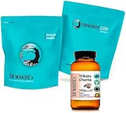 DR WAKDE’S Trikatu Churna Powder - 1Kg (2.2lb) | Mixture of 3 Dried Spices | Ginger, Black Pepper & Long Pepper | Plant-based | Vegan | All Natural