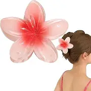 Flower Hair Clips Colorful Hair Claw Clip, Non Slip Flower Claw Clips, Hawaiian Flower Hair Claw Clips, Strong Hold Hair Clip Hair Claw For Women And Girls, Holiday For Girls Ladies