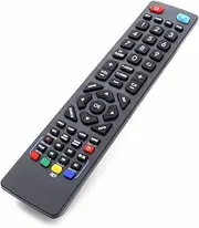 Replacement Remote Control for TV Technika 22E21W-FHD/DVD, 24E21B-HDR, 24E21B-HDR/DVD, 24E21W-HDR/DVD
