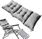 Outdoor Lounger Cushion | Outdoor Furniture Chaise Cushions with Armrests,Waterproof Seat Back Pads for Indoor, Lawn, Beach, Home