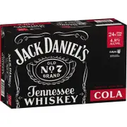 [Jack Daniels] Jack Daniels & Cola Can 375mL