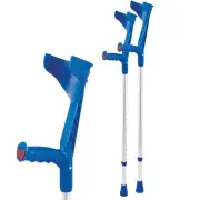 Rebotec ECO 120 Elbow Crutches, Forarm, Crutch, Walking, Colour Blue - PAIR