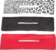 AUTSUPPL 3pcs Twisted Bun Maker Lightweight Hair Bun Shaper for Women Durable and Easy to Use for Daily Styles and Special Occasions Includes Leopard Print