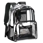 Clear Backpack Heavy Duty - Large Clear Bookbag Transparent See Through Backp...