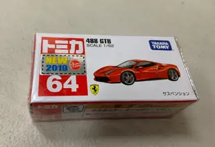 ［美］多美 64 102526 法拉利 488GTB 適用 收藏