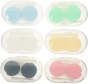 [PERSELOSO] 6 Sets Leakproof Travel Eye Case Portable Storage Box for Plastic Container for Outdoor Activities