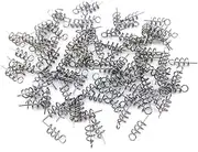 Honbay 100pcs Spring Twist Lock Fishing Hook Centering Pin for Soft Lure Bait Worm Crank