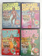 Richard Simmons: Sweatin' to the Oldies Volumes 1-4 DVD NEW Sealed 1988-1992 OOP