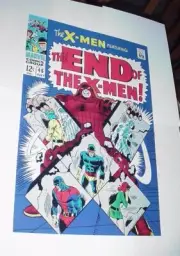 X-Men Poster #143 vs Juggernaut Issue 46 Cover Cyclops Marvel Girl Don Heck