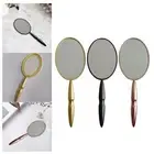 Small Handheld Mirror DIY Blank Back Oval Shape Makeup Mirror Pocket Compact