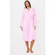 Pink Fleece Dressing Gown, Pink