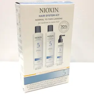 【活動組】NIOXIN 耐奧森(麗康絲) 5號豐髮體驗組 輕微落髮/無燙染髮專用 全新公司貨