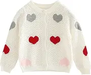 [Niaviben] Toddler Boys Girls Cardigan Sweater Long Sleeved Solid Color Knitted Jacket Girls Light Weight Sweater