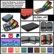 Global Art - Professional Quality Canvas Pencil Cases - 24, 36, 48 & 120 pencils