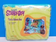 VINTAGE NIP SCOOBY DOO 3PC TWIN SHEET SET CARTOON NETWORK ORIG.TAG SEALED