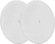 (2 Packs) 15W Qi-Certified Fast Wireless Charger Pad for iPhone 14/14 Pro/14 Plus/14/13 Pro Max/13 Mini/12/SE/11/X/8, Galaxy S22/S21, Airpods (No A/C Adapter, White)