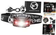 Rechargeable LED Headlamp – Ultralight, Waterproof, and USB Rechargeable Black