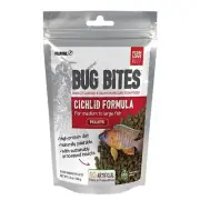 Bug Bites Cichlid Fish Food Pellets for Medium to Large Sized Fish 3.53 oz. A...