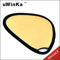 在飛比找PChome24h購物優惠-uWinKa手持式金/銀兩面反光板2色反光板30cm二合一反