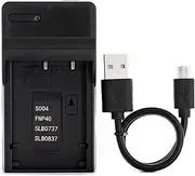 D-LI8 USB Charger for Pentax Optio A10, A20, A30, Optio S4i, S5i, S7, SV Camera and More