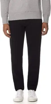 Lacoste Men's Sport Brushed Fleece Elastic Leg Opening Pant Black Size 7/2XL