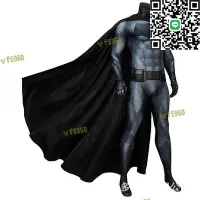 在飛比找Yahoo!奇摩拍賣優惠-蝙蝠俠大戰超人：正義黎明cos服蝙蝠俠成人緊身衣披風j429