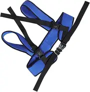 Wheelchair Straps Adjustable Elderly Accessory Seat Adult Covers Back Wheelchairs Safety Protective Waist Strap Wheelchair Accessories for Wheelchair Foot Straps Blue Nylon