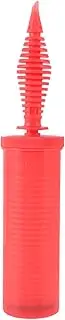 Outanaya Manual Balloon Pump Handheld Inflator Squeeze Ball Air Pumper for Quick Inflation Durable Design for Party Decorations and Events Coral Color for Weddings and Celebrations