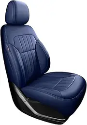 Car Seat Cover Compatible for Suzuki Swift Ignis Jimny Grand Vitara SX4 Cross Full Cover Styling Auto Genuine Leather Interior Accessories(Blue)