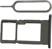 zhxchzhi OEM Dual SIM Card Tray SD Card Tray Holder solt+pin Compatible with Nokia G300 5G N1374DL Parts Grey