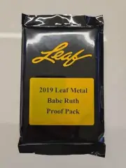 2019 Leaf Metal Babe Ruth Proof Pack (1/1 Proof)