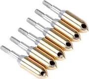 Archery Heads Copper Whistle Arrowhead Outdoor Practice Whistles Arrow Broadhead 6PCS Whistling Bow Heads Arrow Accessory Archery Broadhead