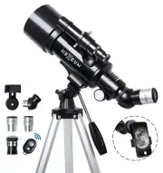 Telescope for Kids&Adults 70mm Aperture 500mm AZ Mount Fully Multi-Coated Op...