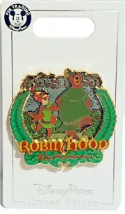 New Disney Parks 45th Anniversary Robin Hood And Little John Trading Pin LE 2000