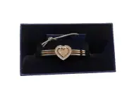 Authentic Swarovski "CUPID" Crystal Bangle Bracelet Mixed finish